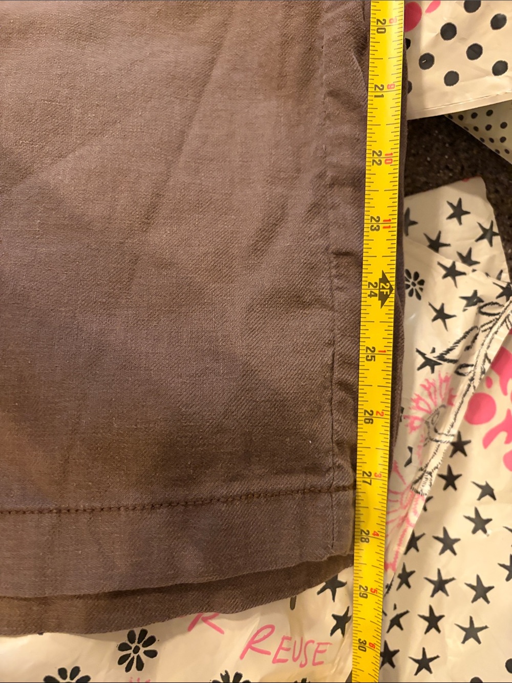 American Eagle Outfitters Wide Leg Drawstring Pants in Brown - Picture 5 of 6
